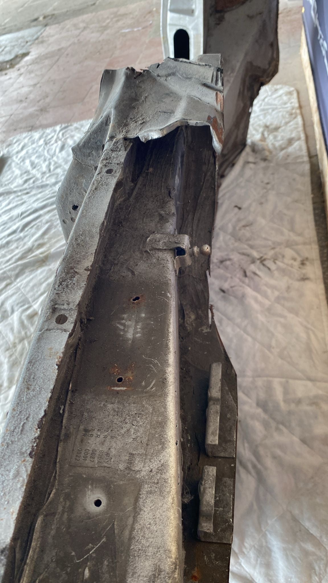 Porsche 924 Right Sill section, 477809848B cut