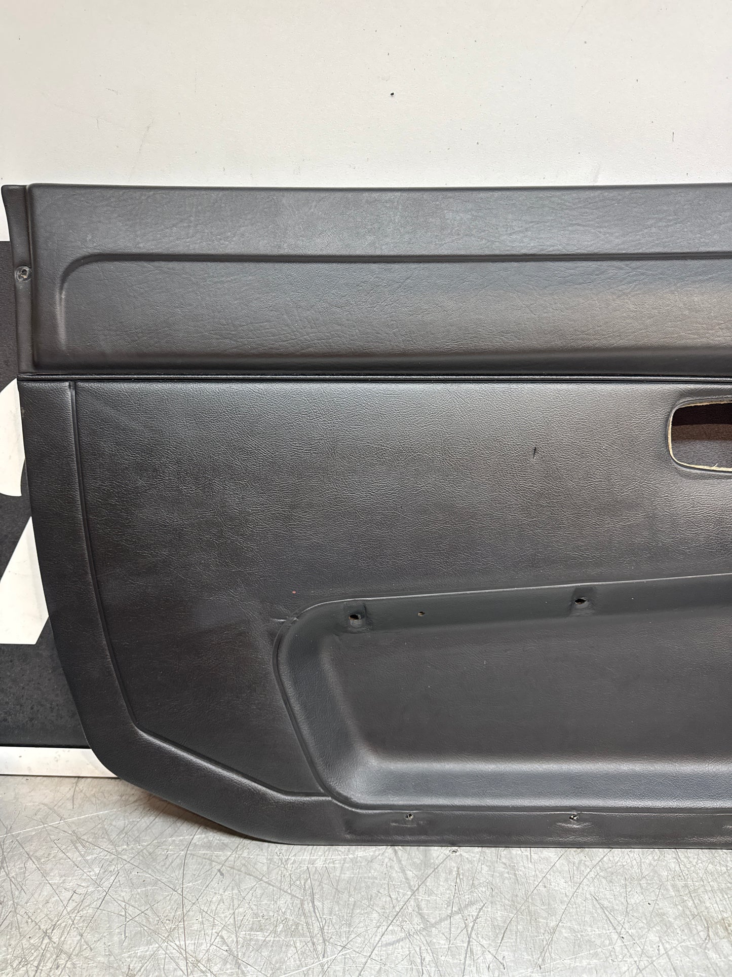 Porsche 924/ 924S/ Early 944  Door cards Pair, Black. Used. 478867011 / 478867012