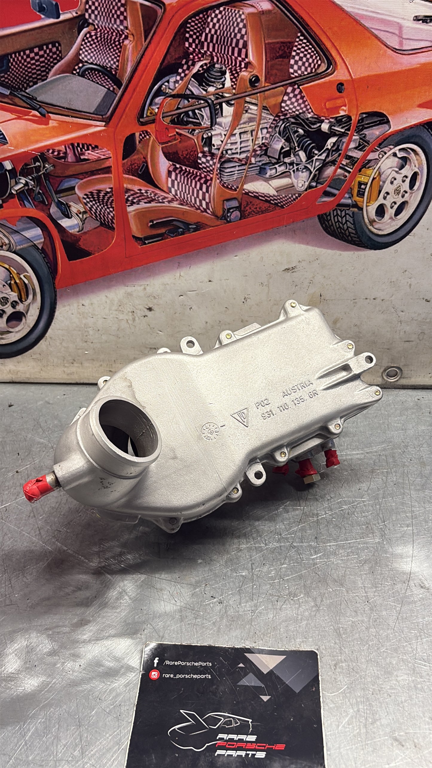 Porsche 924 Turbo 0438120141 / 9311101354R air flow sensor, refurbished