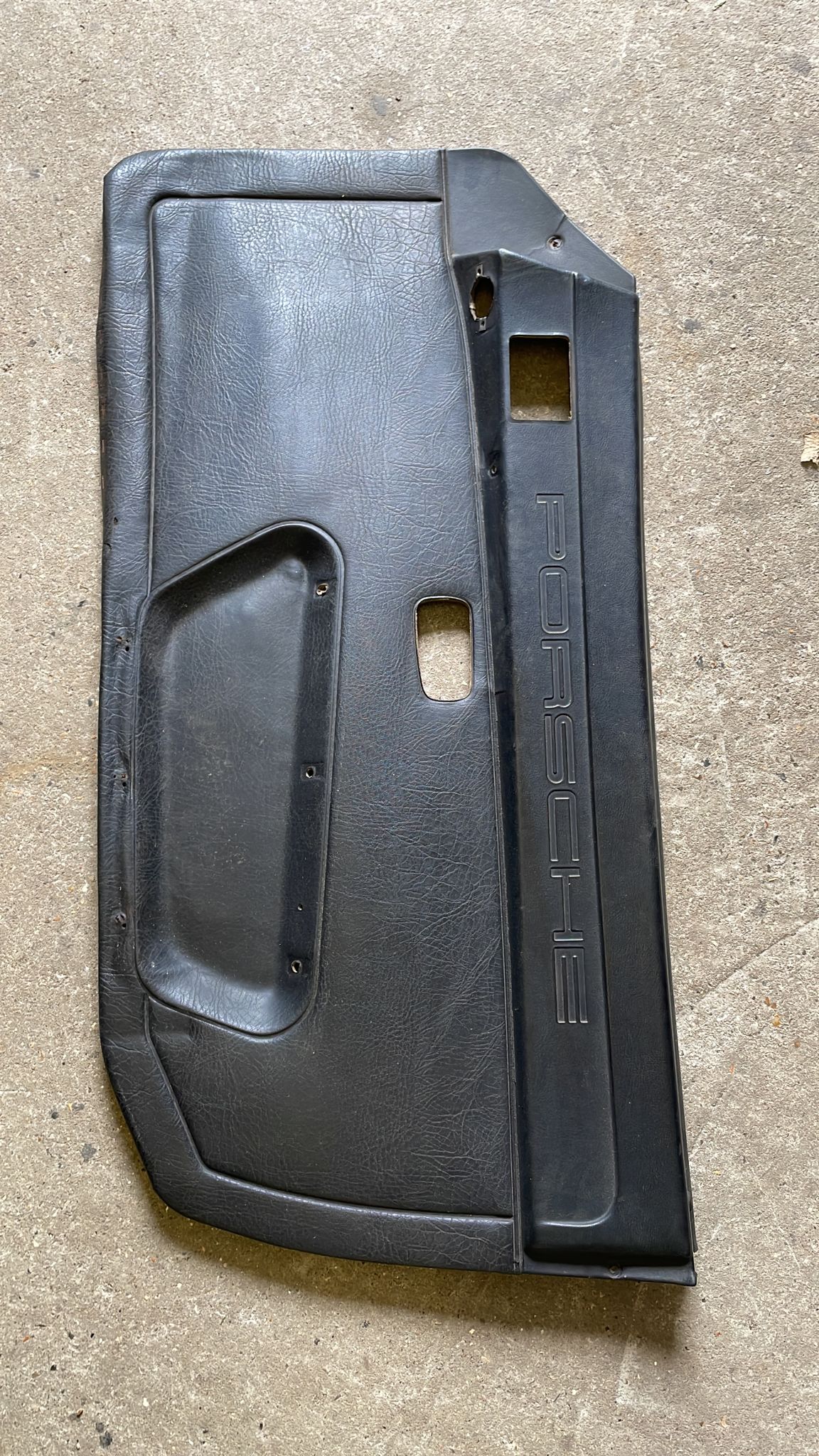 Porsche 924/944 ealry Porsche scripted door card in need of refurb