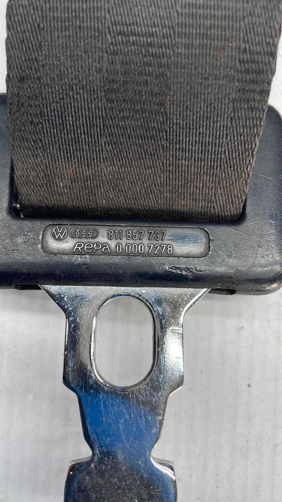 Used Porsche 924/944 rear 2 point static seat belt, single 811 857 737