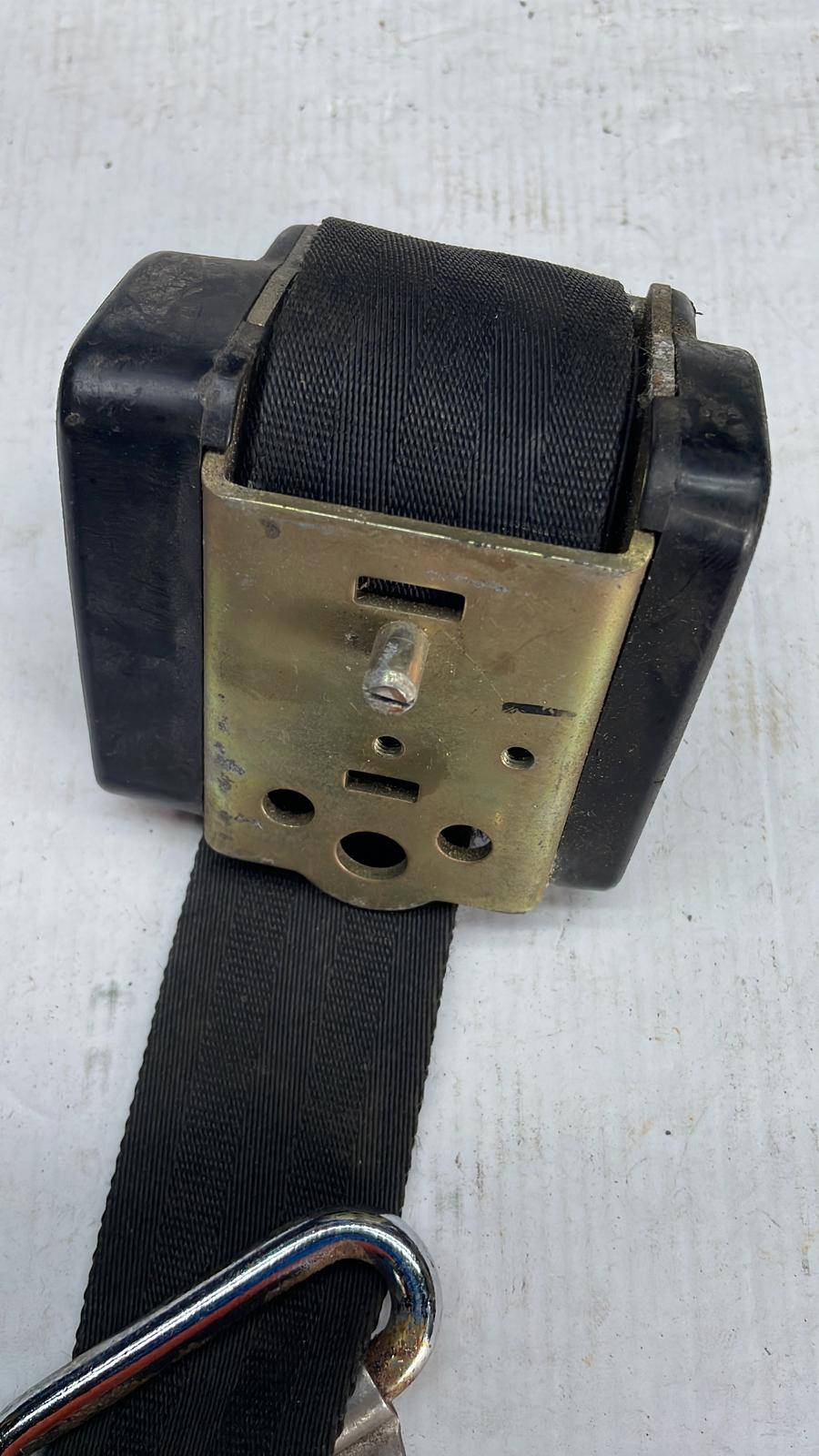 Used Porsche 924 front right seat belt with metal hanger
