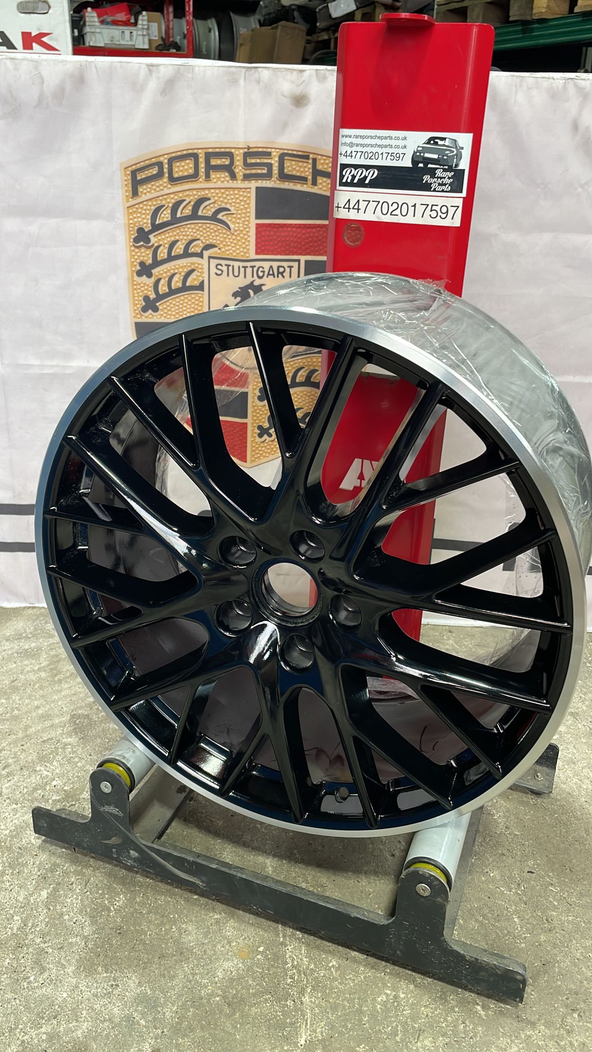 Cerchio in lega anteriore Sport Design da 21" per Porsche 971 Panamera 9,5x21 ET71 971601025D, usato in perfette condizioni