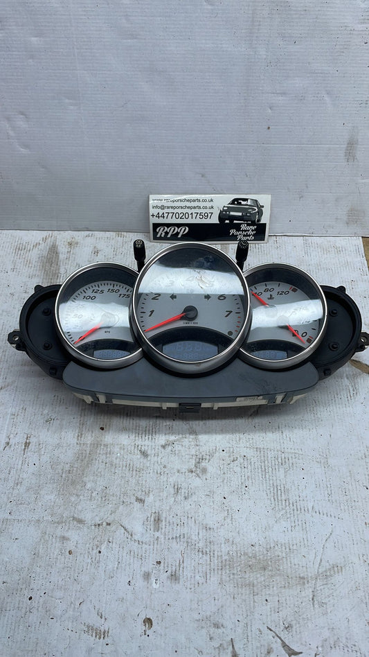 Porsche Boxster S 986 Dash Clocks Instrument Cluster Speedo MPH, used 98664111700