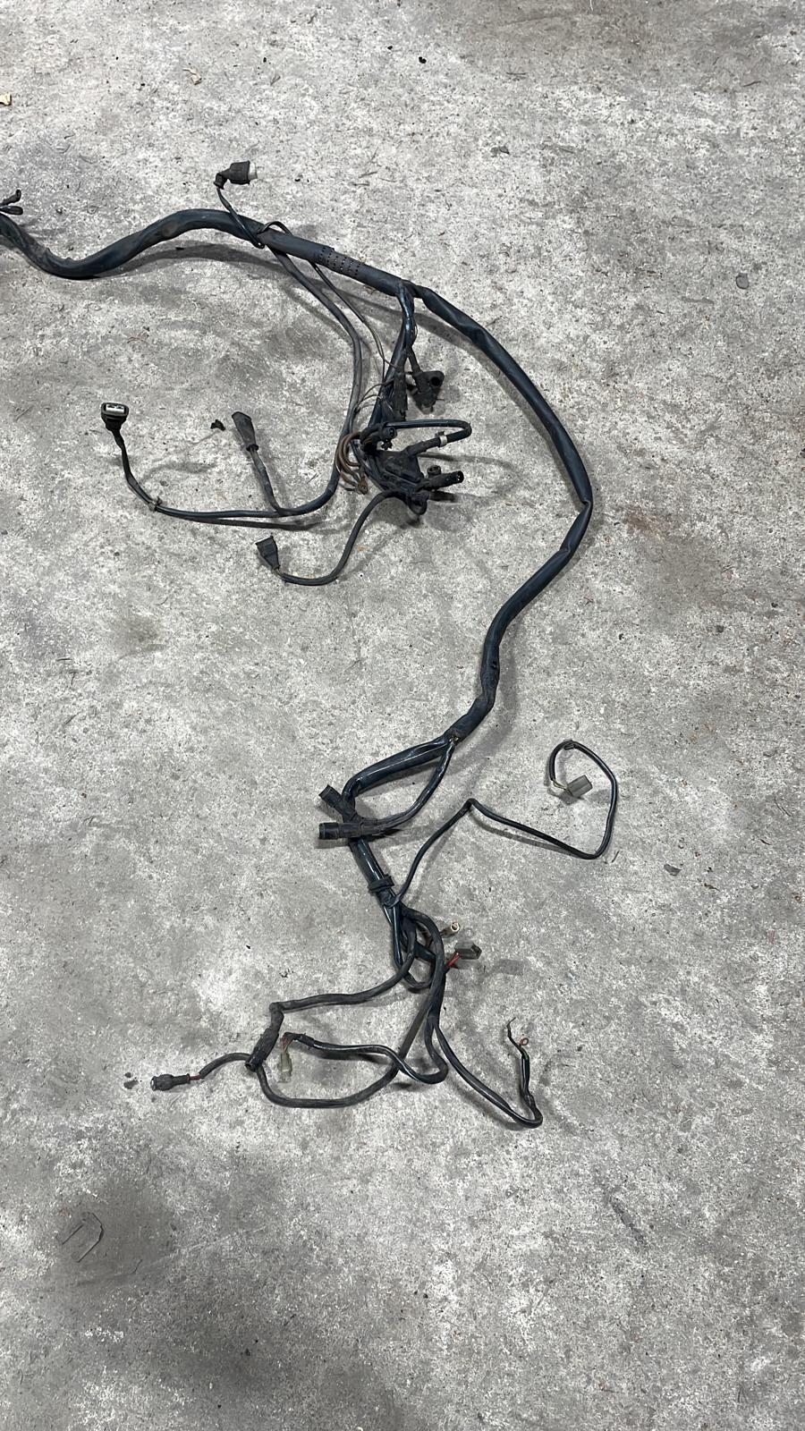 Porsche 944 S2 engine bay wiring loom, used for spares or repair 004