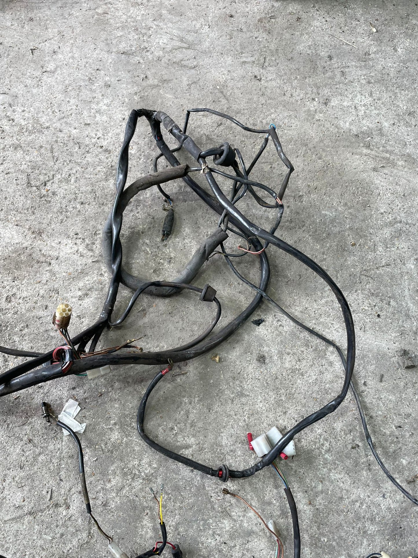 Porsche 928 S2 1986 interior wiring harness, loom, rear section, from a LHD car, used 92861200426