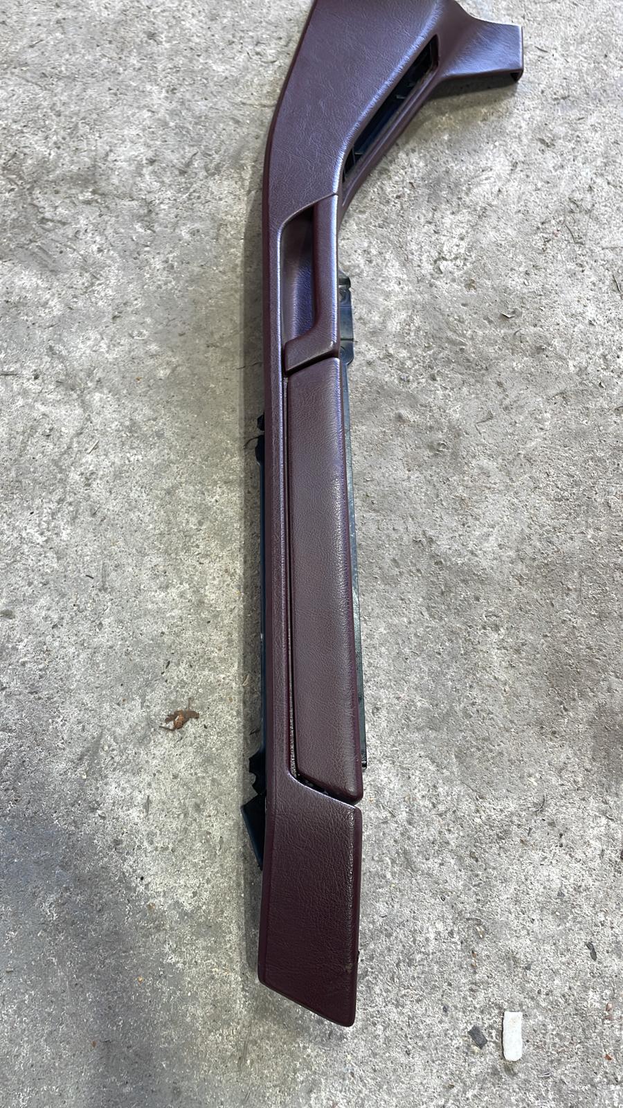 Porsche 928 Burgundy door arm rest, right side, spares or repair, used