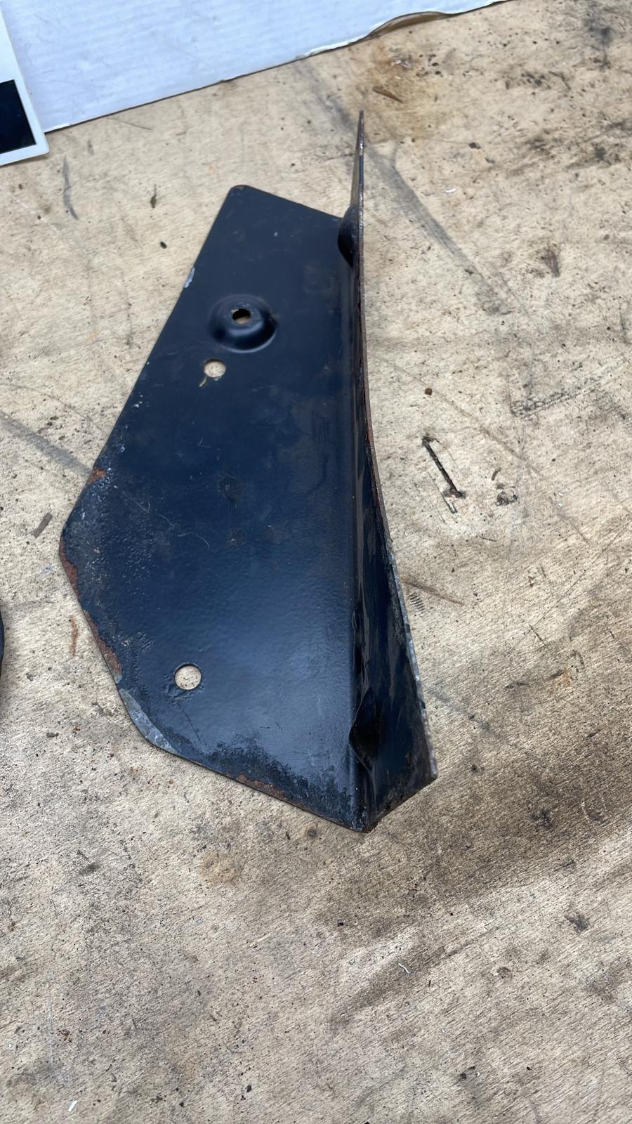 Porsche early 924 944 Black foot rest carpet piece, used