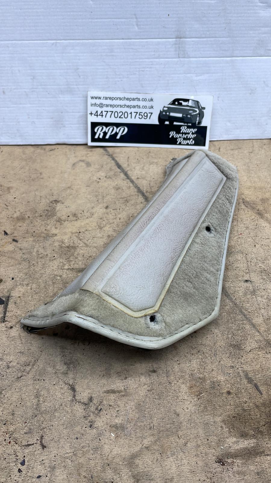 Porsche 924S 944 Cream foot rest carpet piece, used