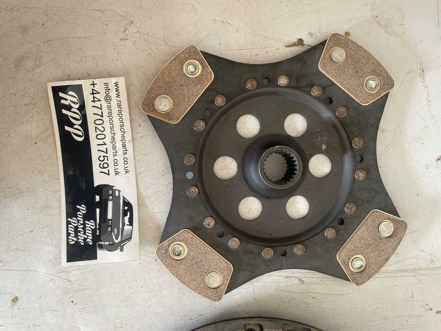 Porsche 996 GT3 Cup pressure plate with 240mm puck disc 99611602775, 1864483031, refurbished