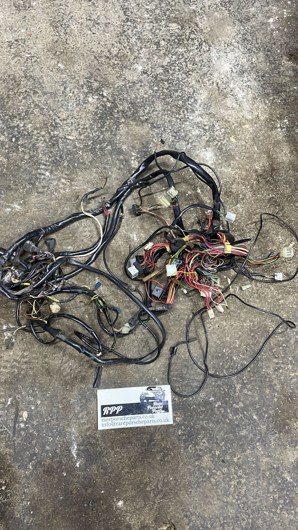 Porsche 944 1985 square dash engine bay wiring loom , used