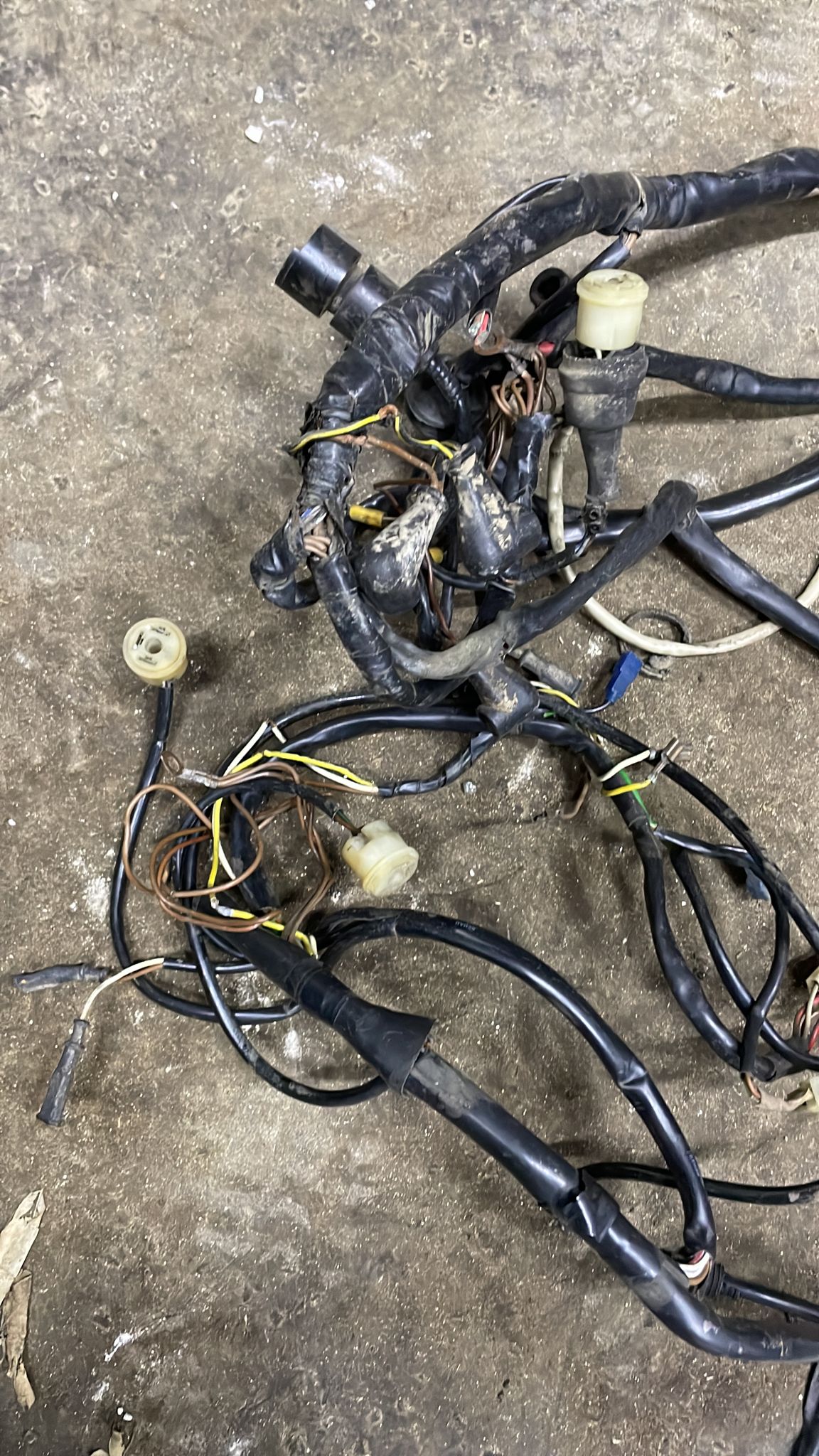 Porsche 944 1985 square dash engine bay wiring loom , used