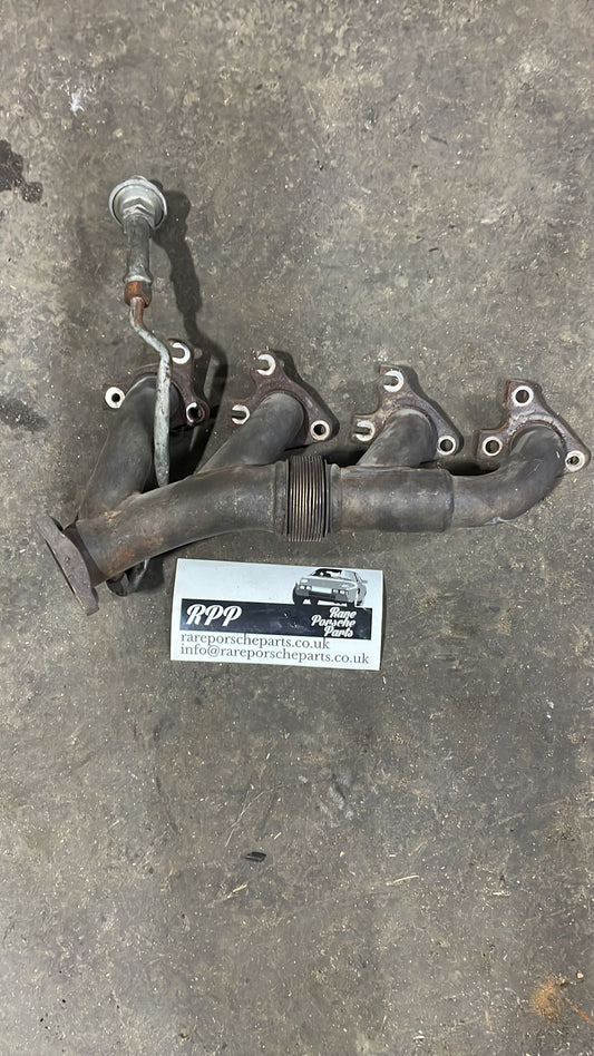 Porsche 928 S4 exhaust manifold, right 92811114607, used