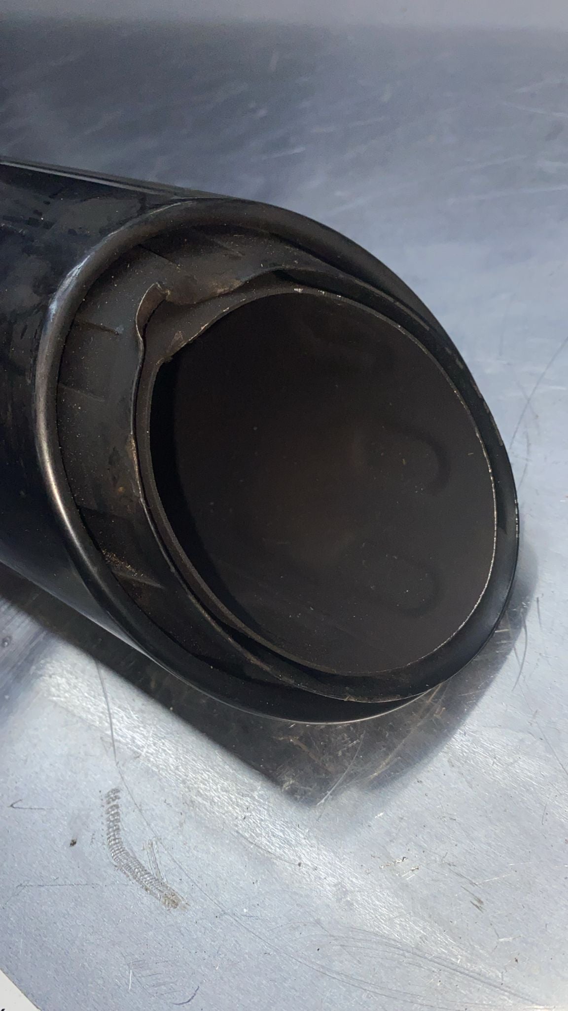 Porsche Cayenne exhaust tailpipe ending, used 9Y0253825A / 9Y0253825AF / 9Y0253825AG