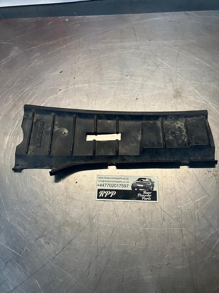 Porsche 928 cowl panel covering, used 92857455302