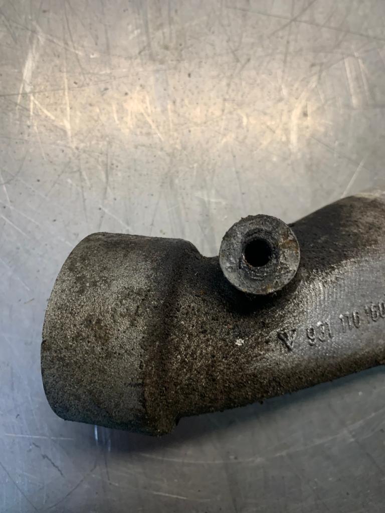Porsche 924 turbo charge air pipe, used 931110160011R