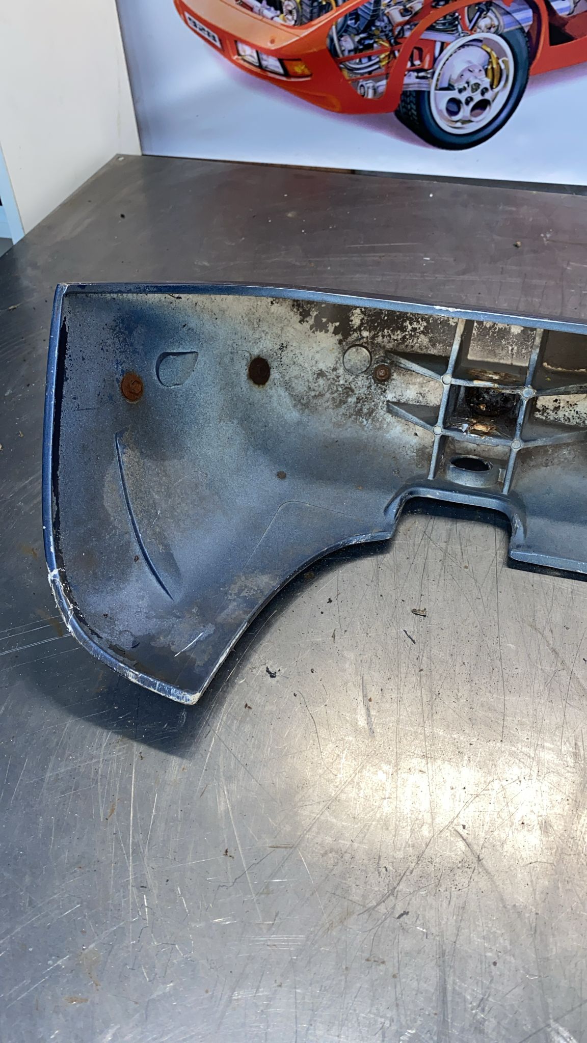 Porsche 944 rear bumper, used 93150538700