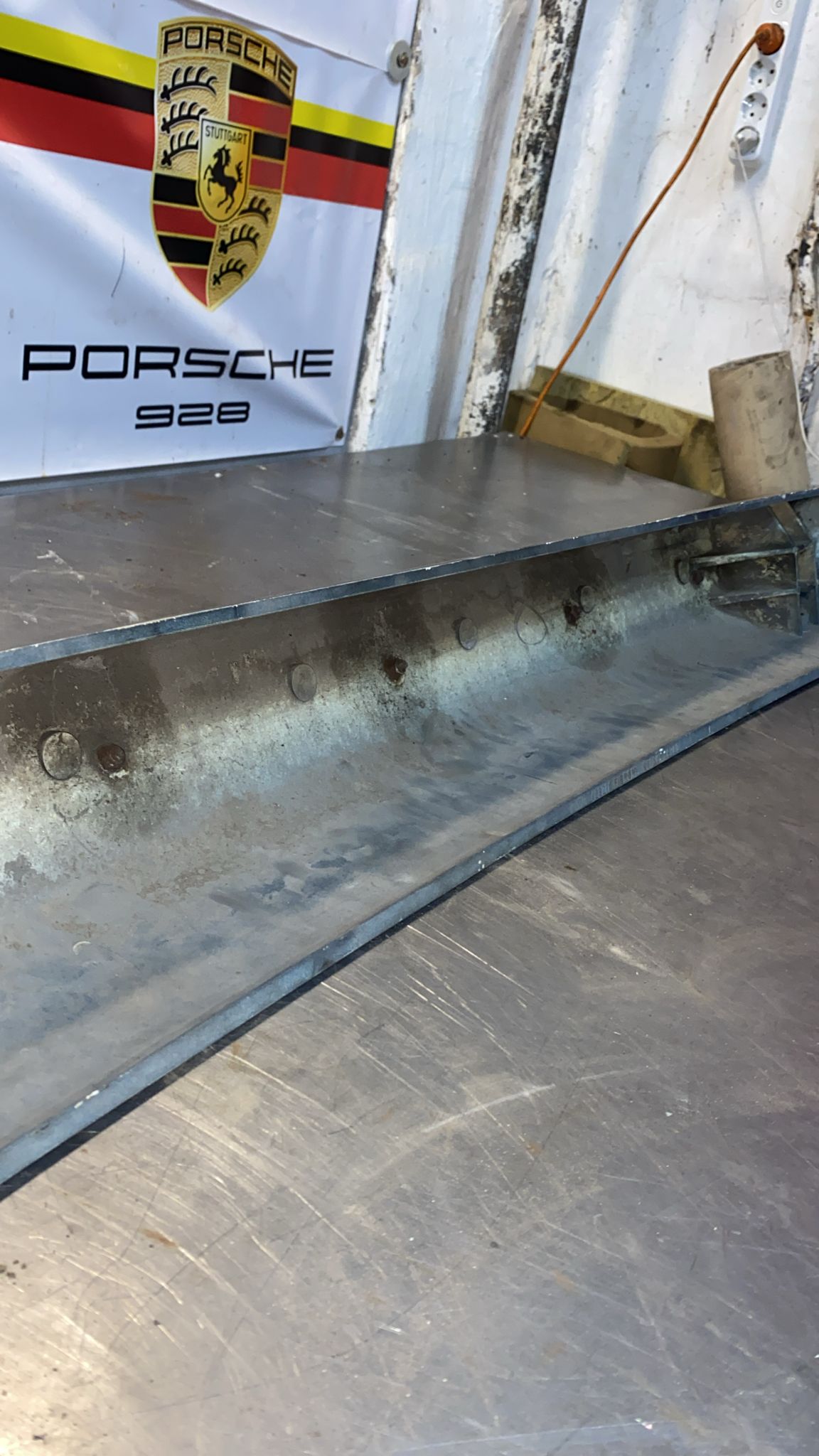 Porsche 944 rear bumper, used 93150538700