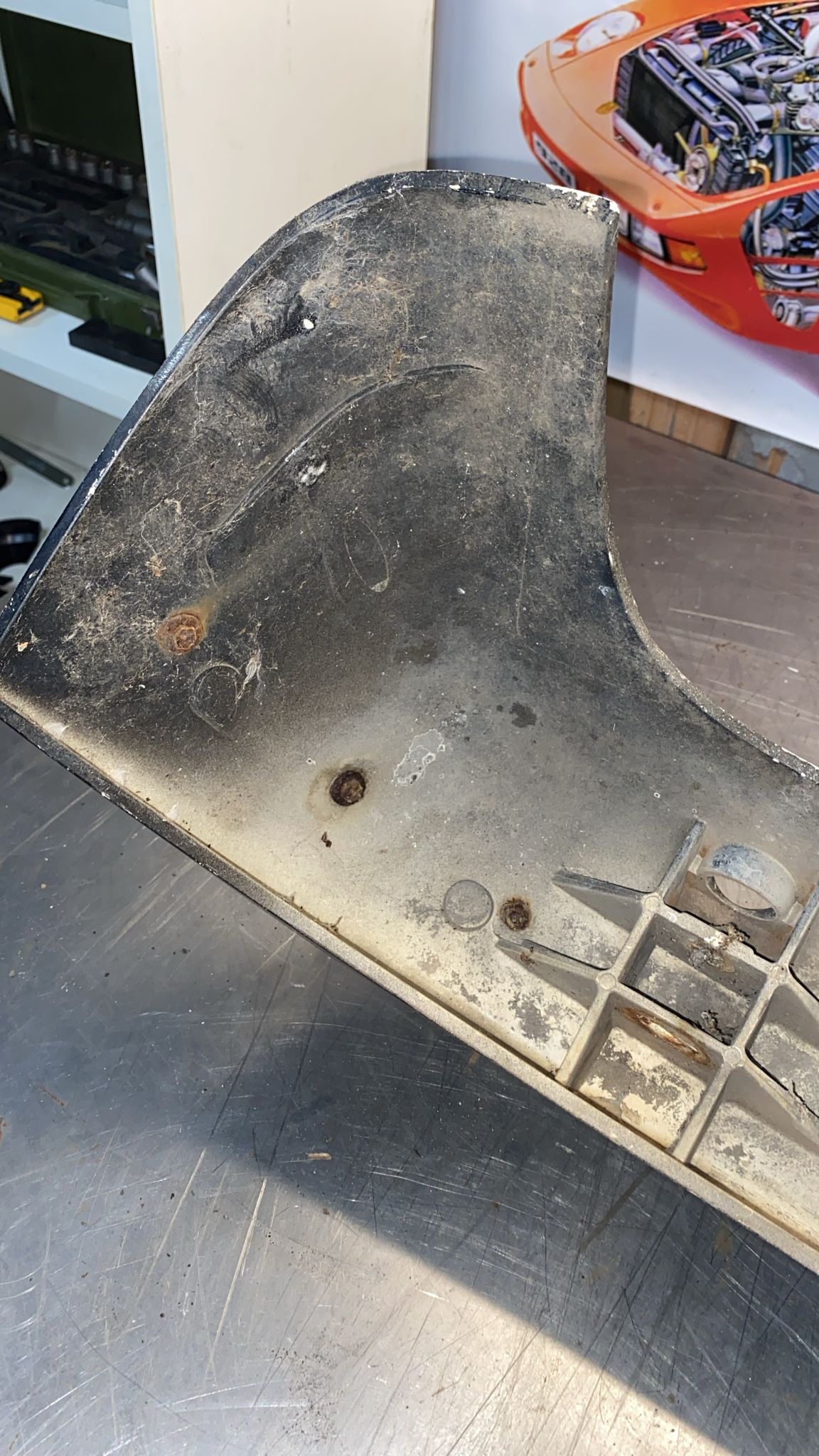 Porsche 944 rear bumper, used 93150538700