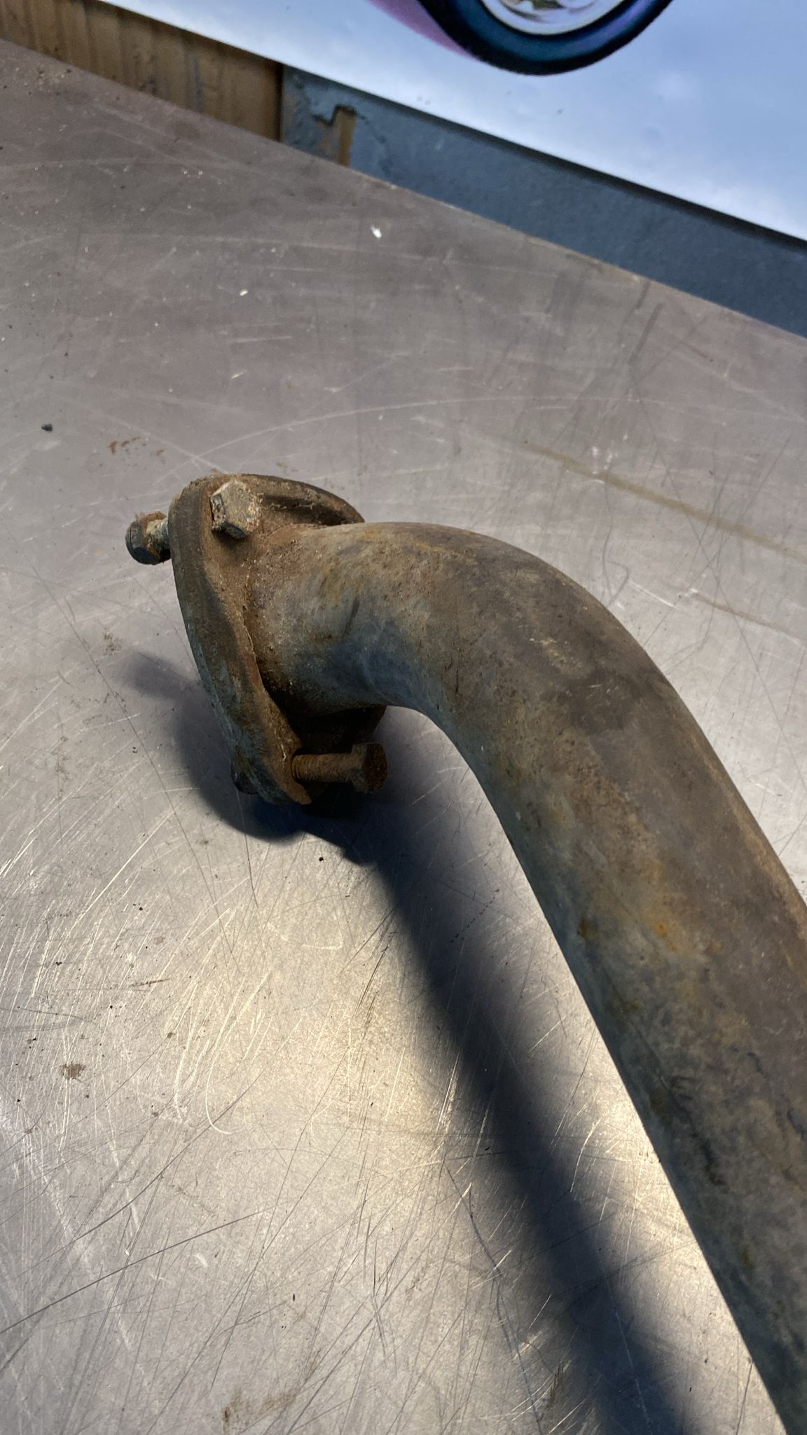 Porsche 928 front muffler, used 92811108207