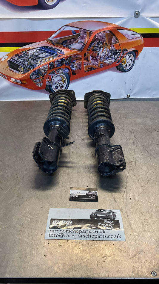 Porsche 944 S2 coppia di gambe di sospensione rinnovate con molla 94434303119 / 94434303219