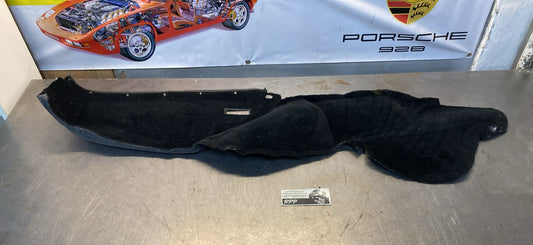 Porsche 924/944 85.5- rear left side trim carpet, black, 94455508301, used