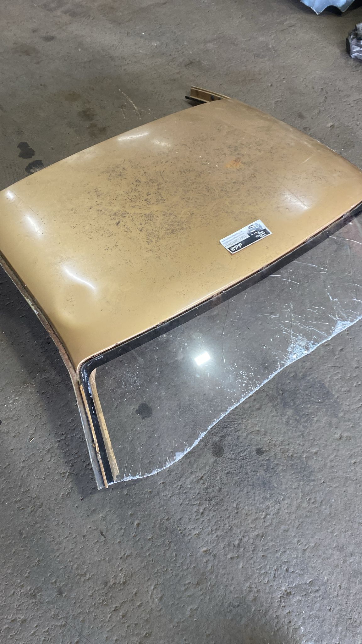 Porsche 928 roof cut, used, 92850350102
