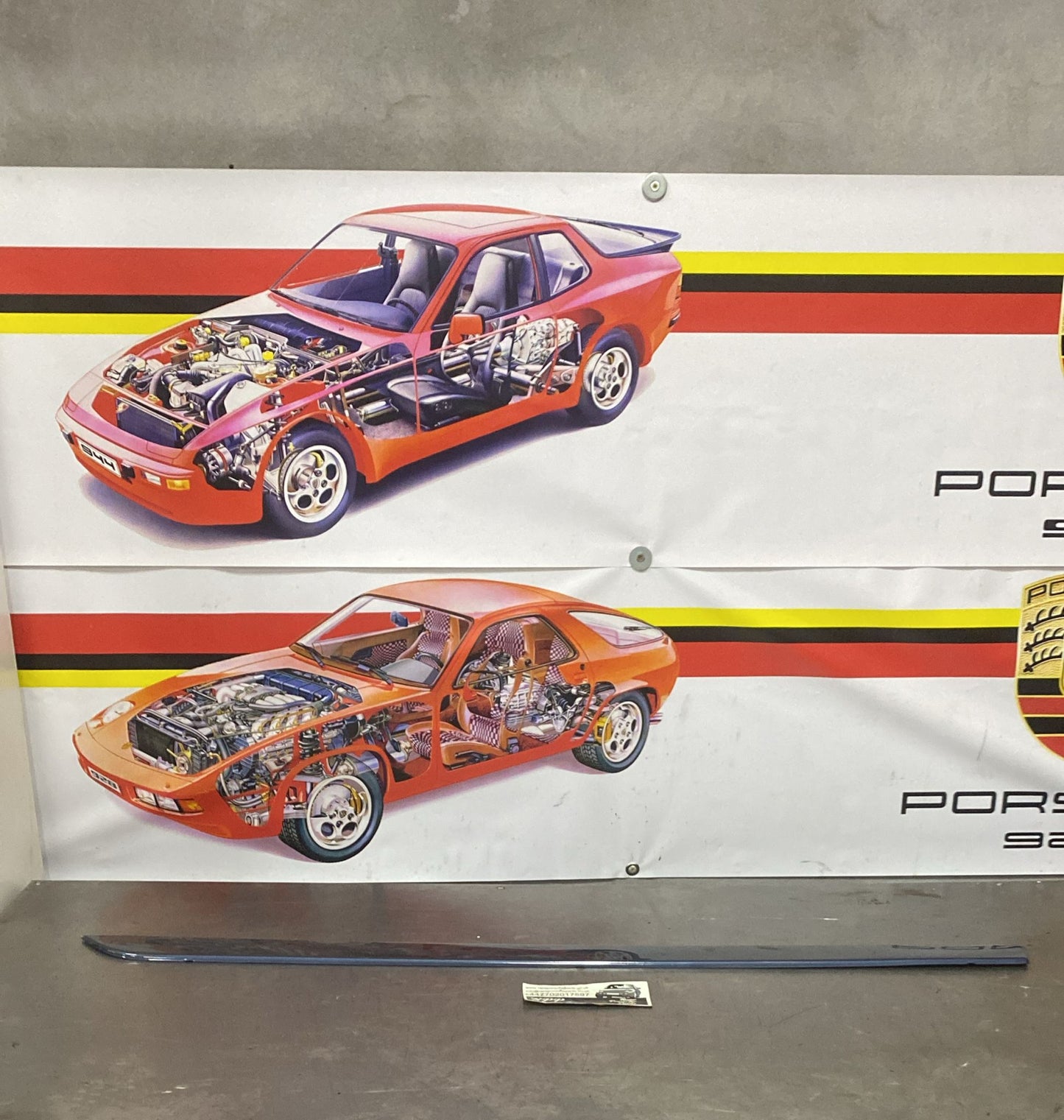 Porsche 928 S4 Rivestimento portiera inferiore destra lato conducente 92855919802, usato