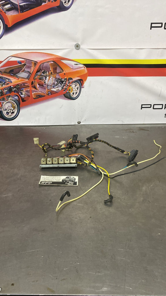 Porsche 928 A/C heater control unit wiring, used