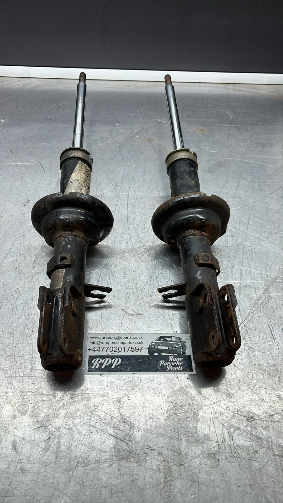 Porsche 924S / 944 front pair of front shock absorbers, used 94434303112 / 94434303212