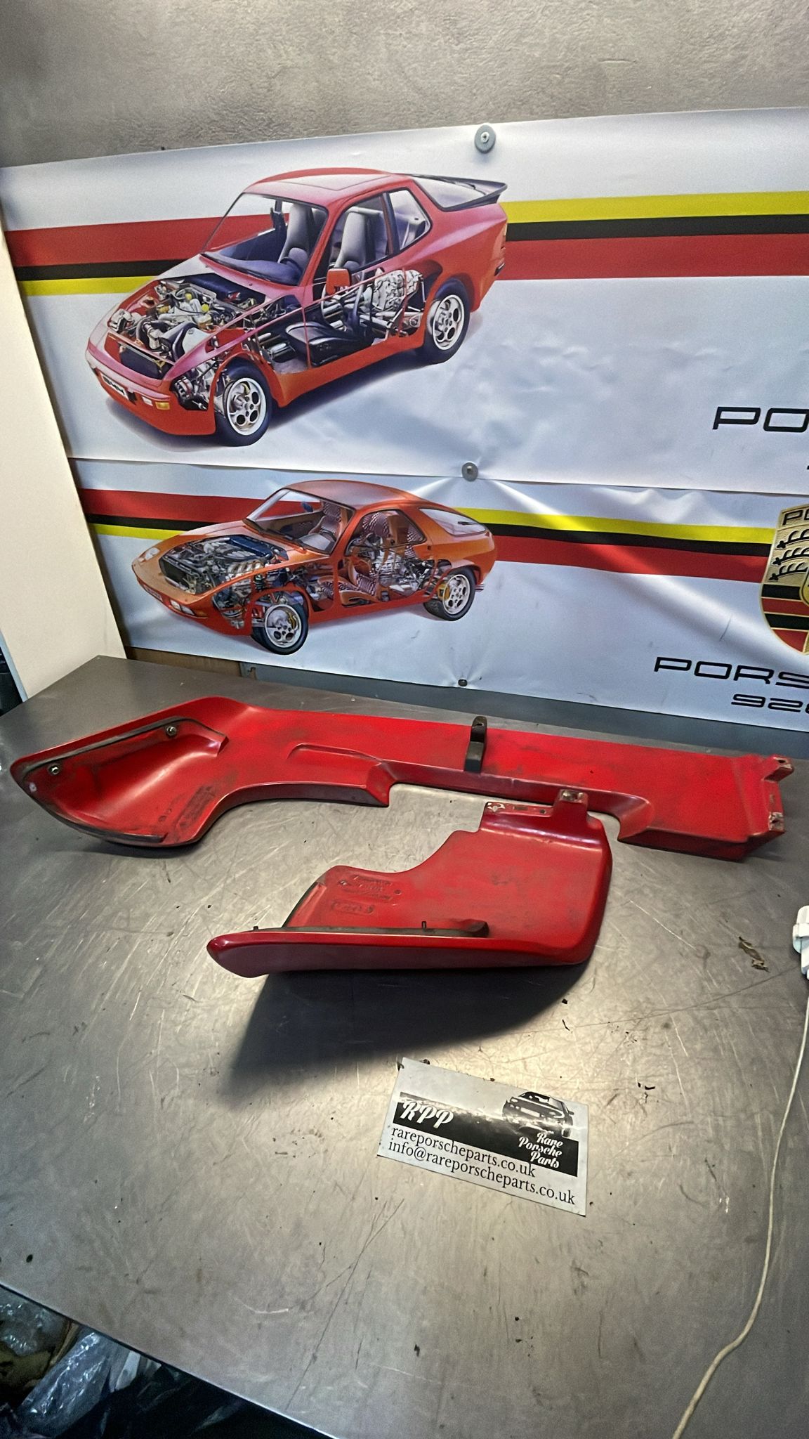 Porsche 944 spoiler posteriore inferiore/splitter/mantovana 95150405200/95150405100 usato