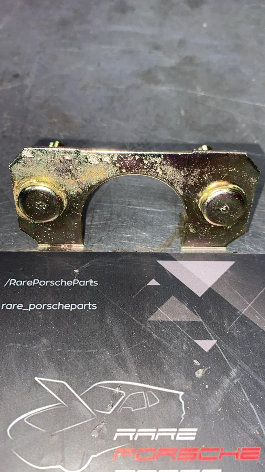 Porsche 924 944 rear hatch lock retaining reinforcement plate, refurbished 95151244700,