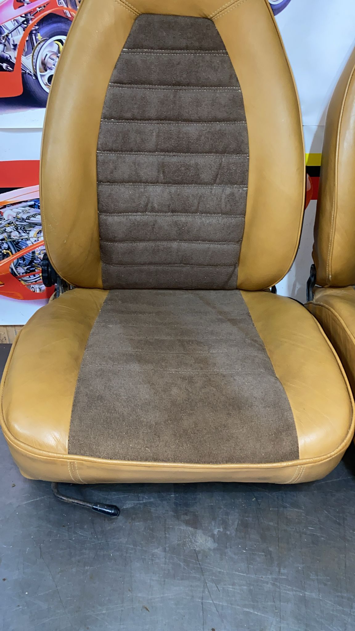 Porsche 924 original set of seats, 1976-1979, used, nice condition