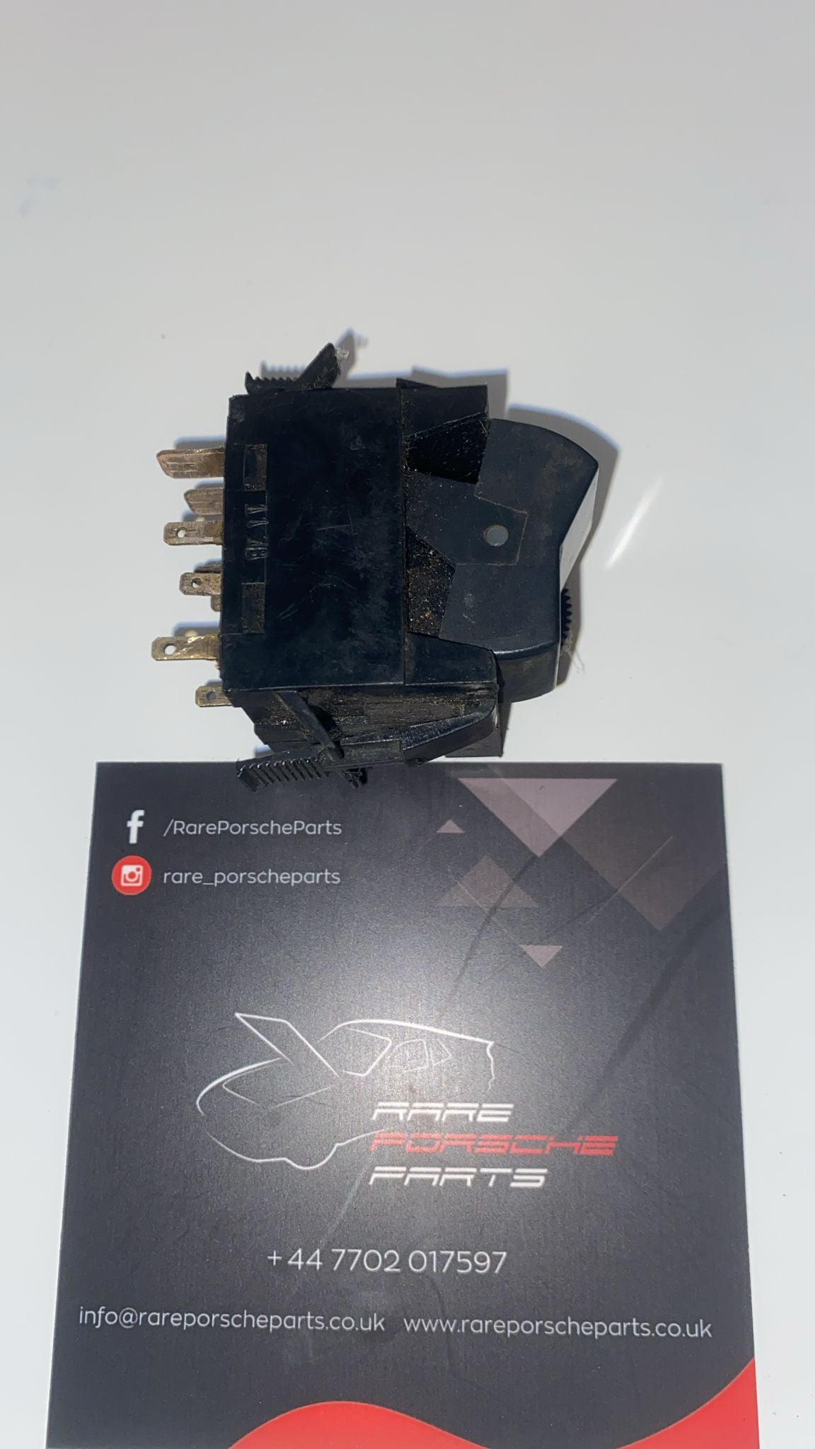 Porsche early 924 light switch, used 321941531D