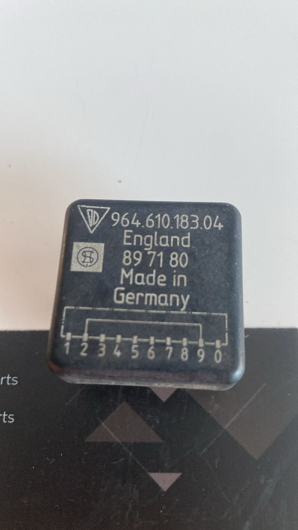 Porsche 944 bridge adapter relay, used 96461018304