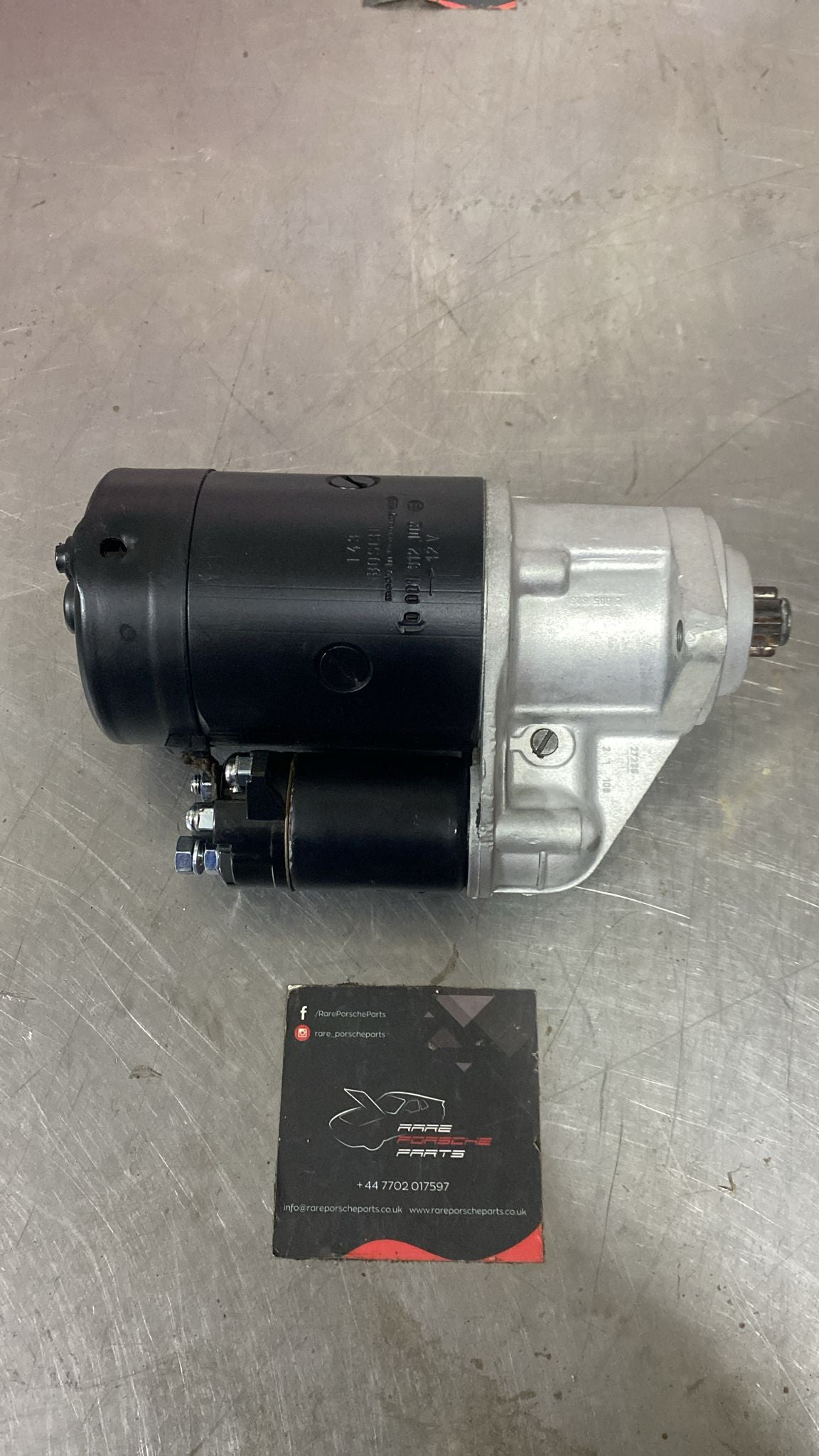 Porsche 928 starter motor, refurbished 0001312102 92860410304