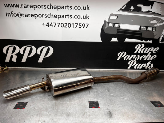 Porsche 944 S S2 Dansk stainless steel exhaust system, rear muffler, used 94411104103