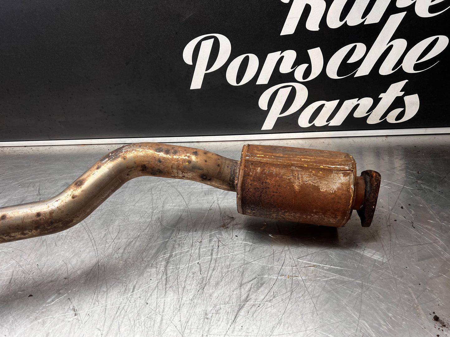 Porsche 944 S S2 genuine exhaust system rear muffler, used 94411104103