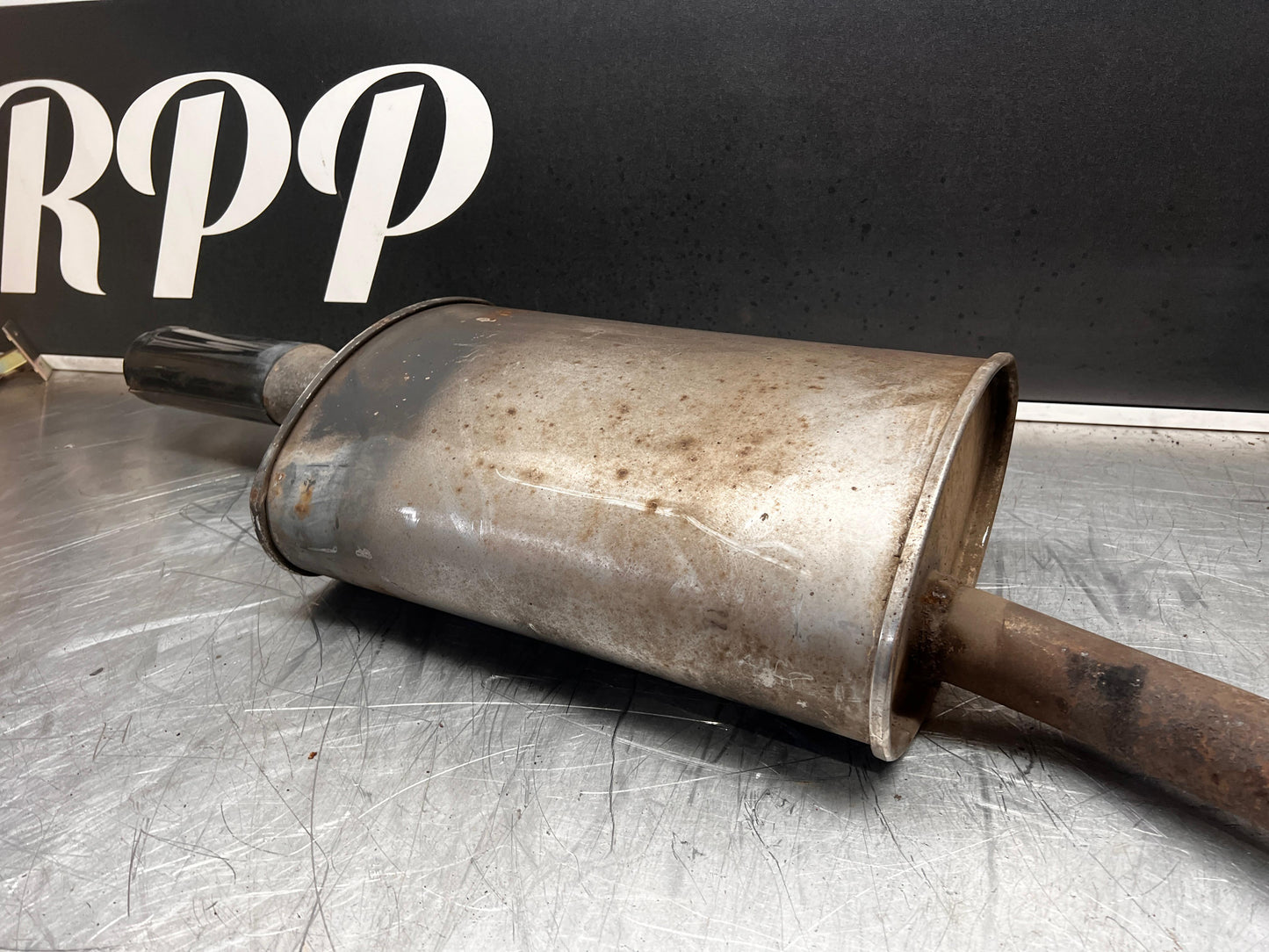 Porsche 944 S S2 genuine exhaust system rear muffler, used 94411104103