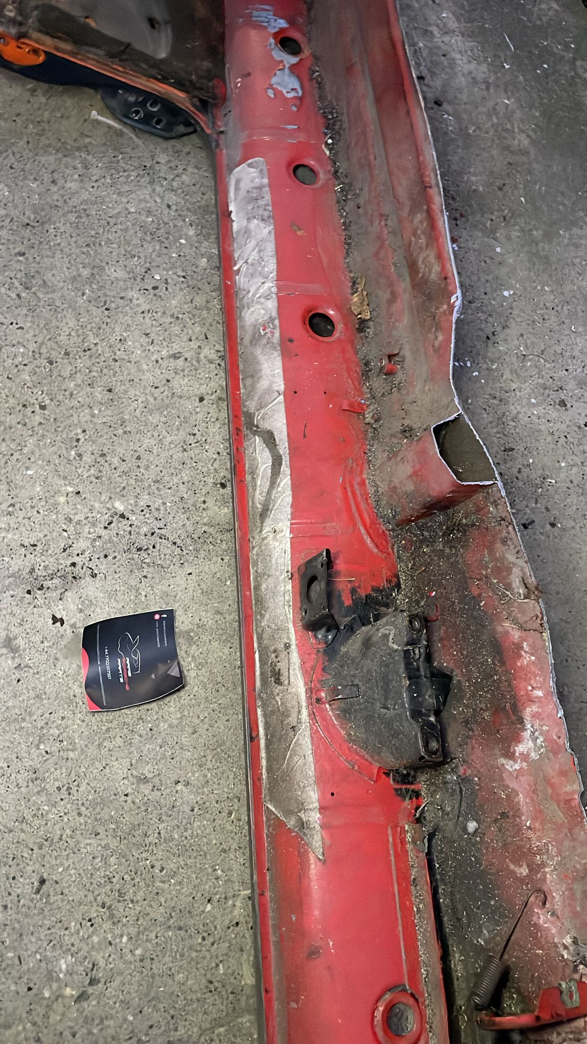 Porsche 928 left sill with A Pillar 92850201502, used