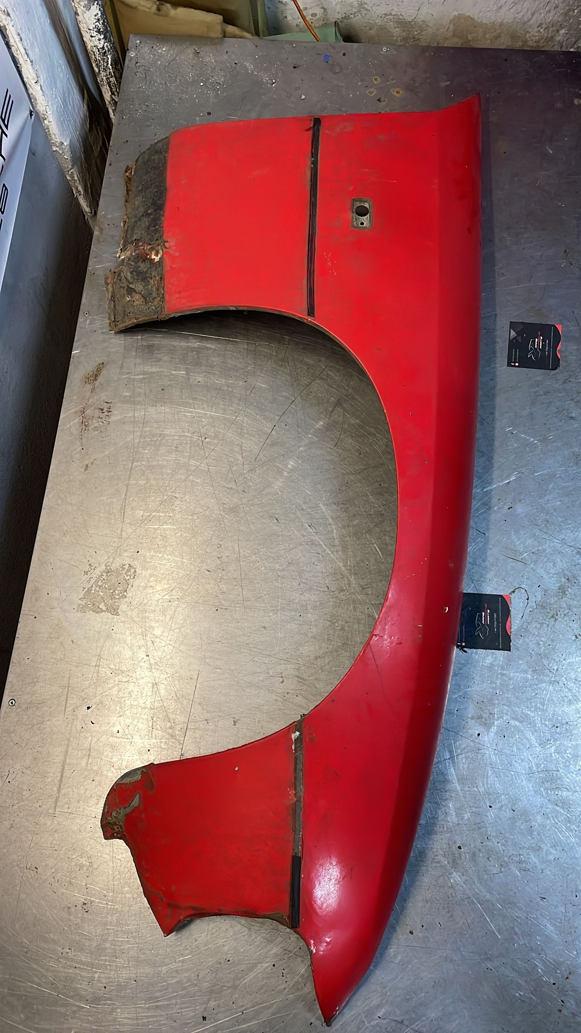 Porsche 924 right front wing 477821022 spares or repair