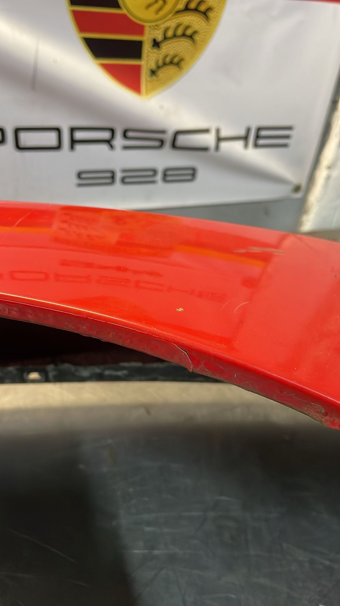 Porsche 944 S2 Turbo right front wing in need of repair, 95150302203 spares or repair