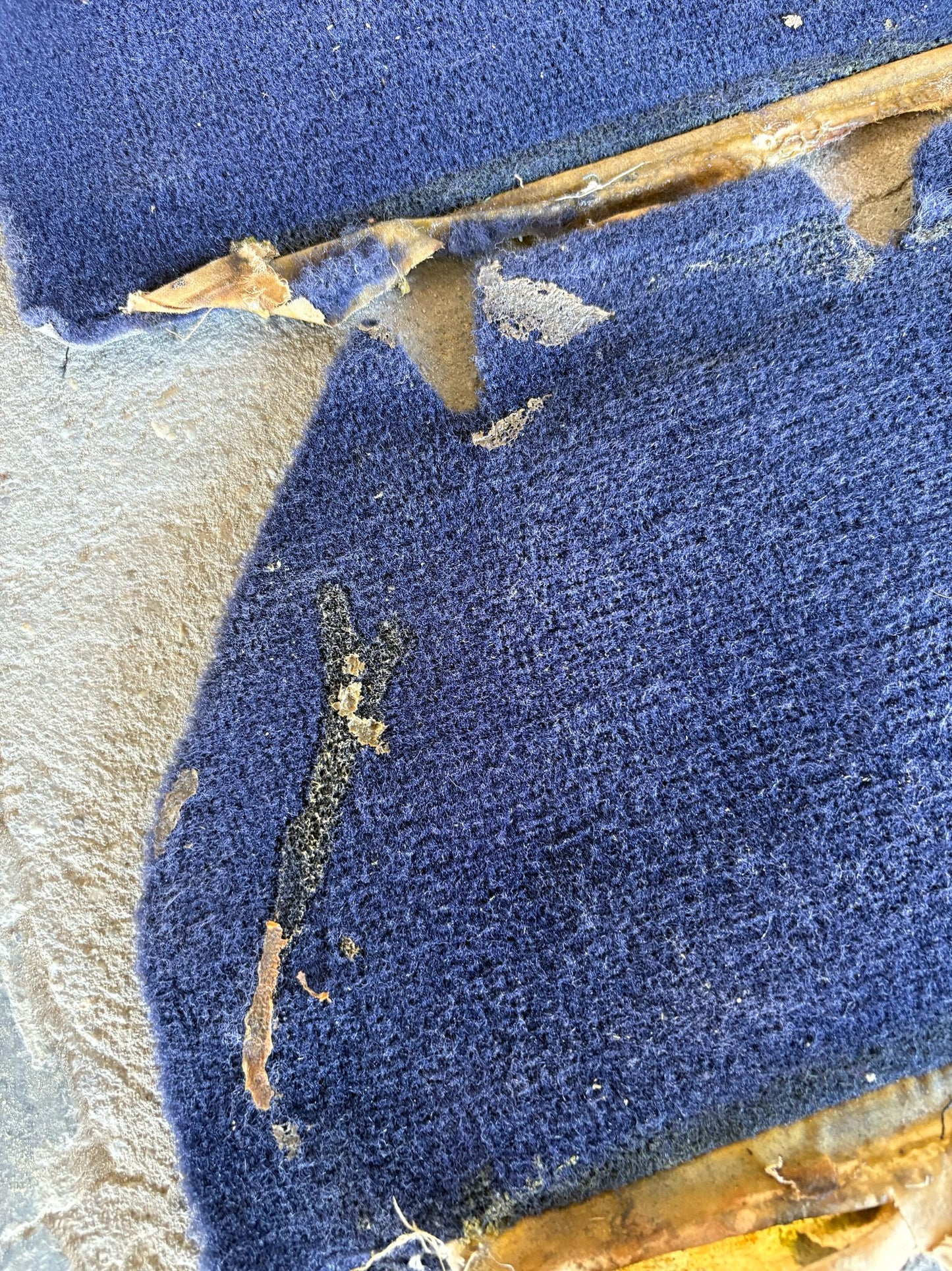 Porsche 944 RHD purple carpet set, NOT complete