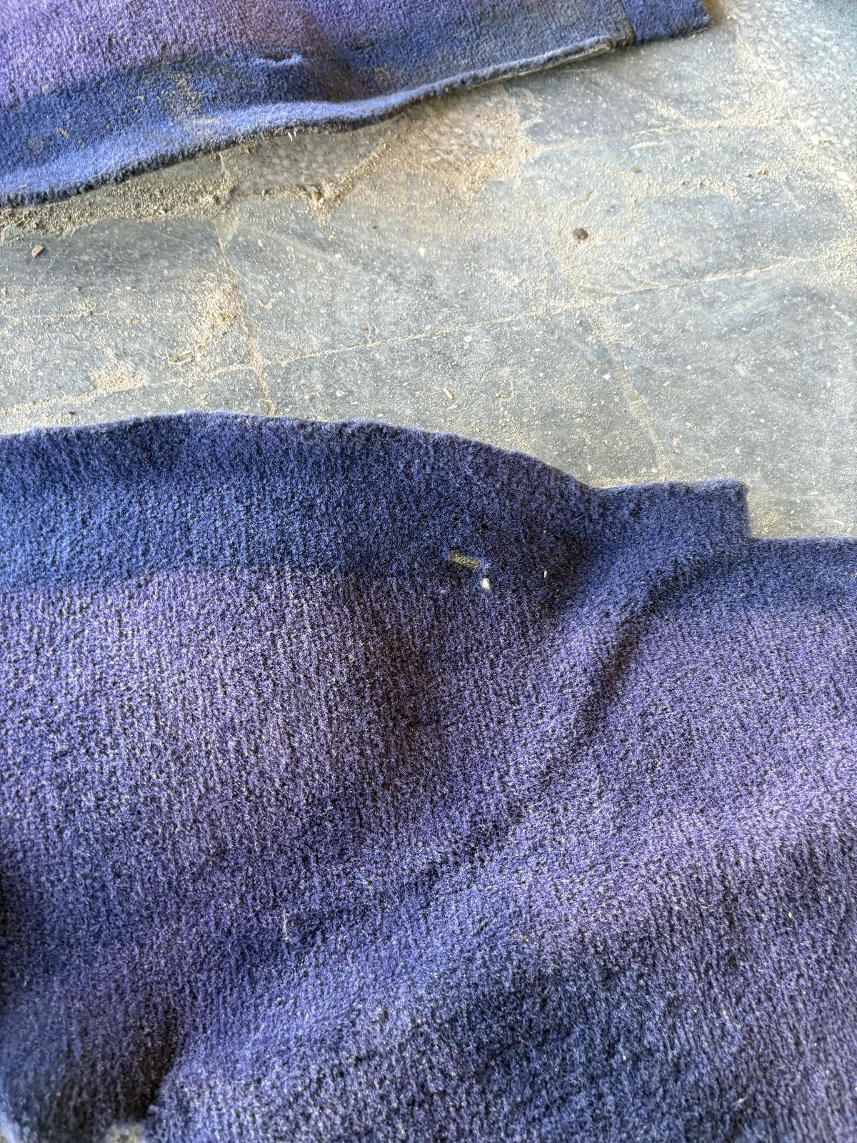 Porsche 944 RHD purple carpet set, NOT complete