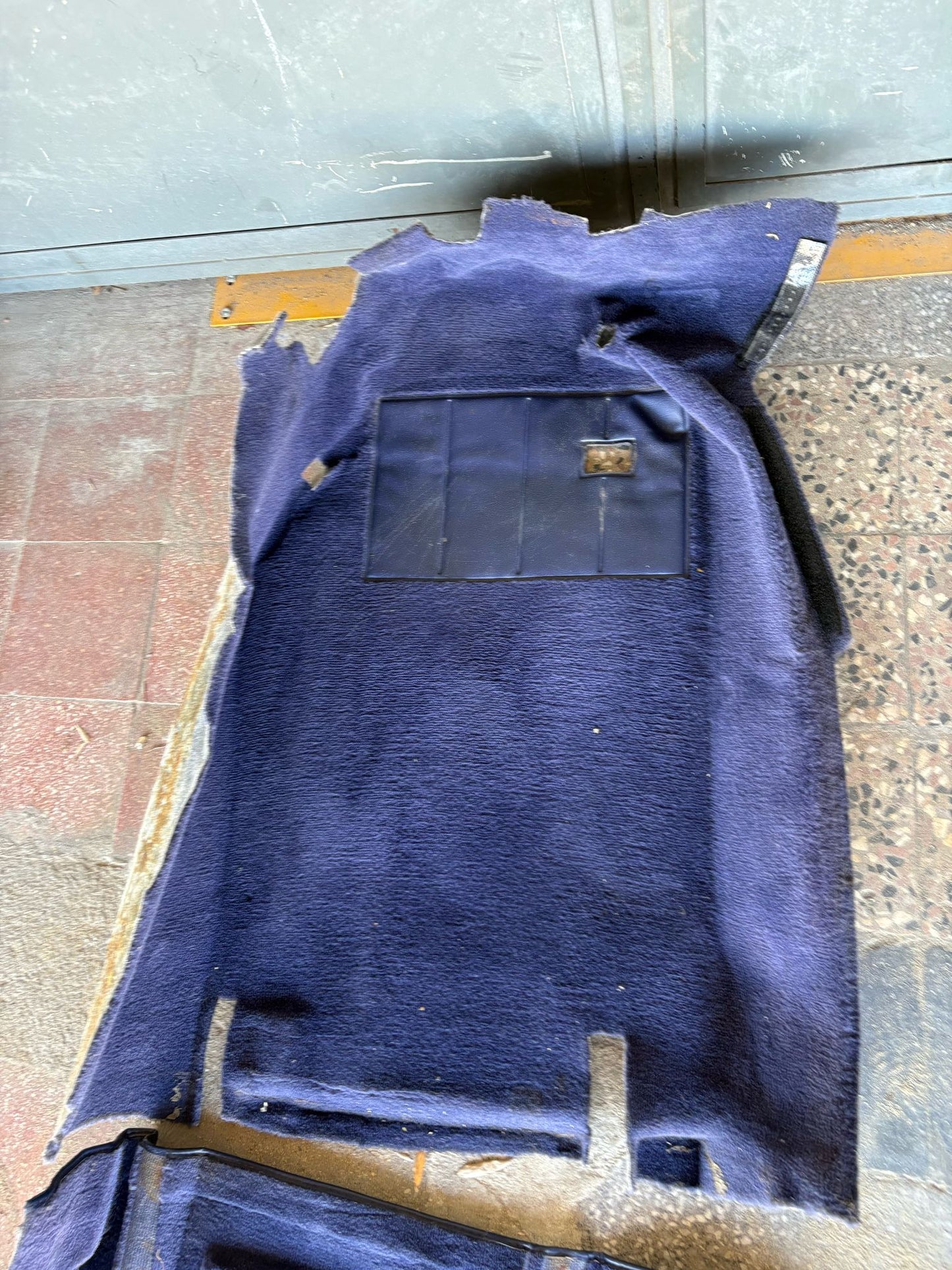 Porsche 944 RHD purple carpet set, NOT complete