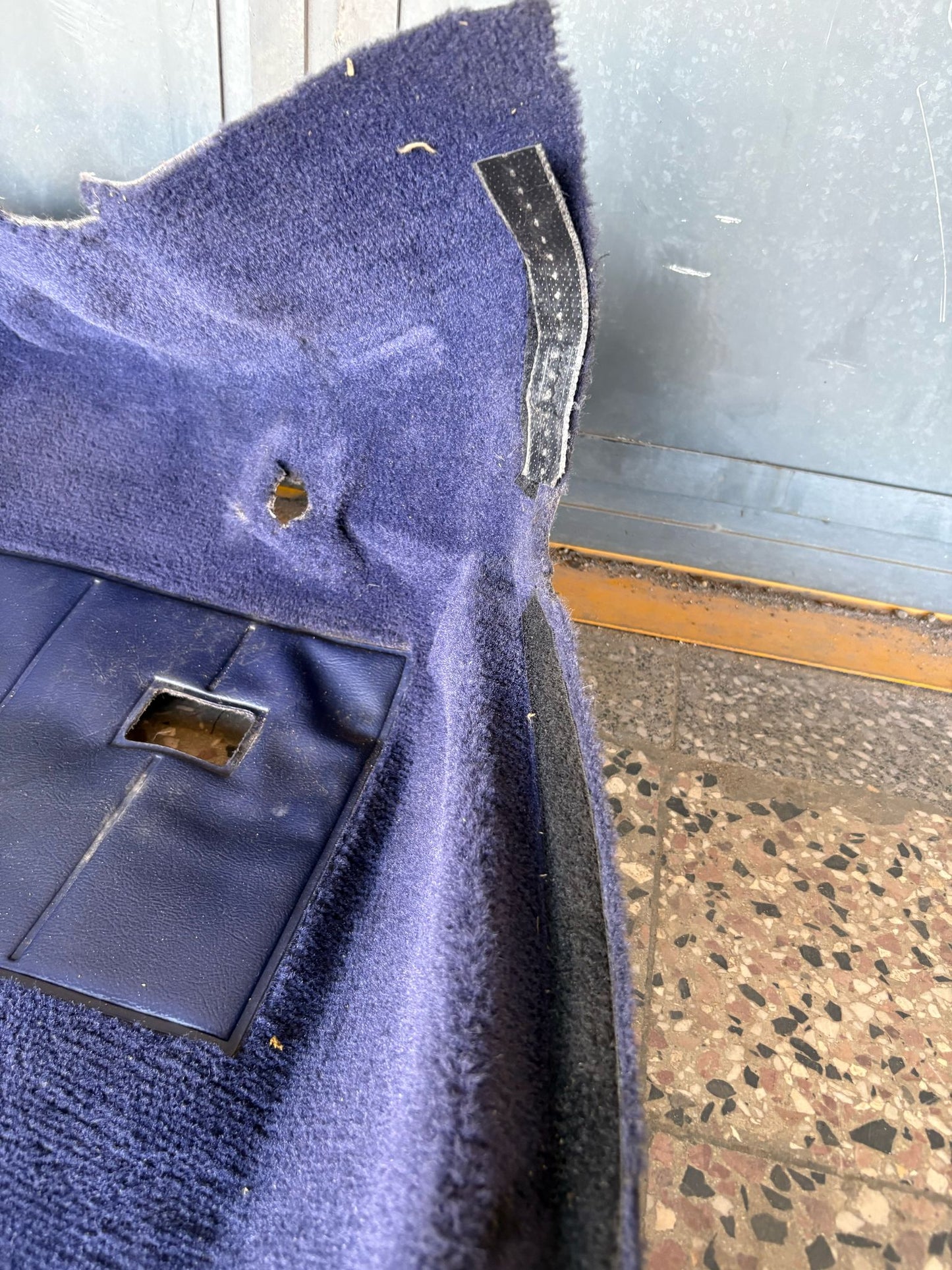 Porsche 944 RHD purple carpet set, NOT complete