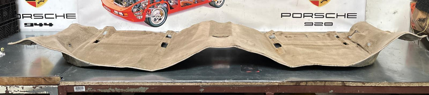 Porsche 944 RHD rear floor carpet, champagne, 94555507100, used