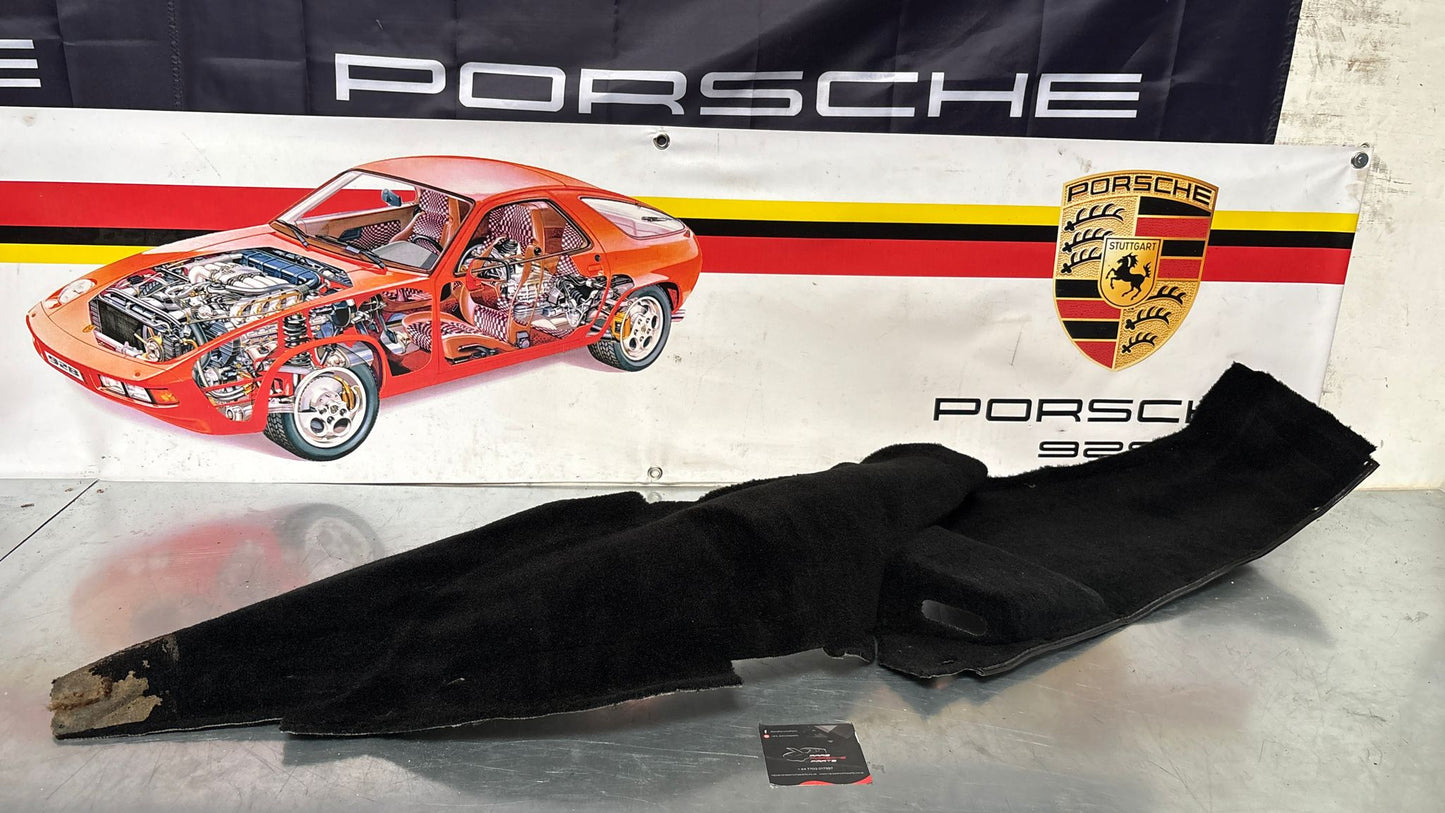 Porsche 924S 944 85.5- side trim panel, left, N/S black 94455508302 used  Built in seat belt type