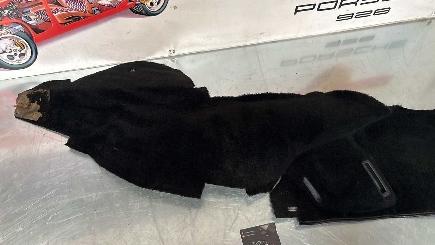 Porsche 924S 944 85.5- side trim panel, left, N/S black 94455508302 used  Built in seat belt type