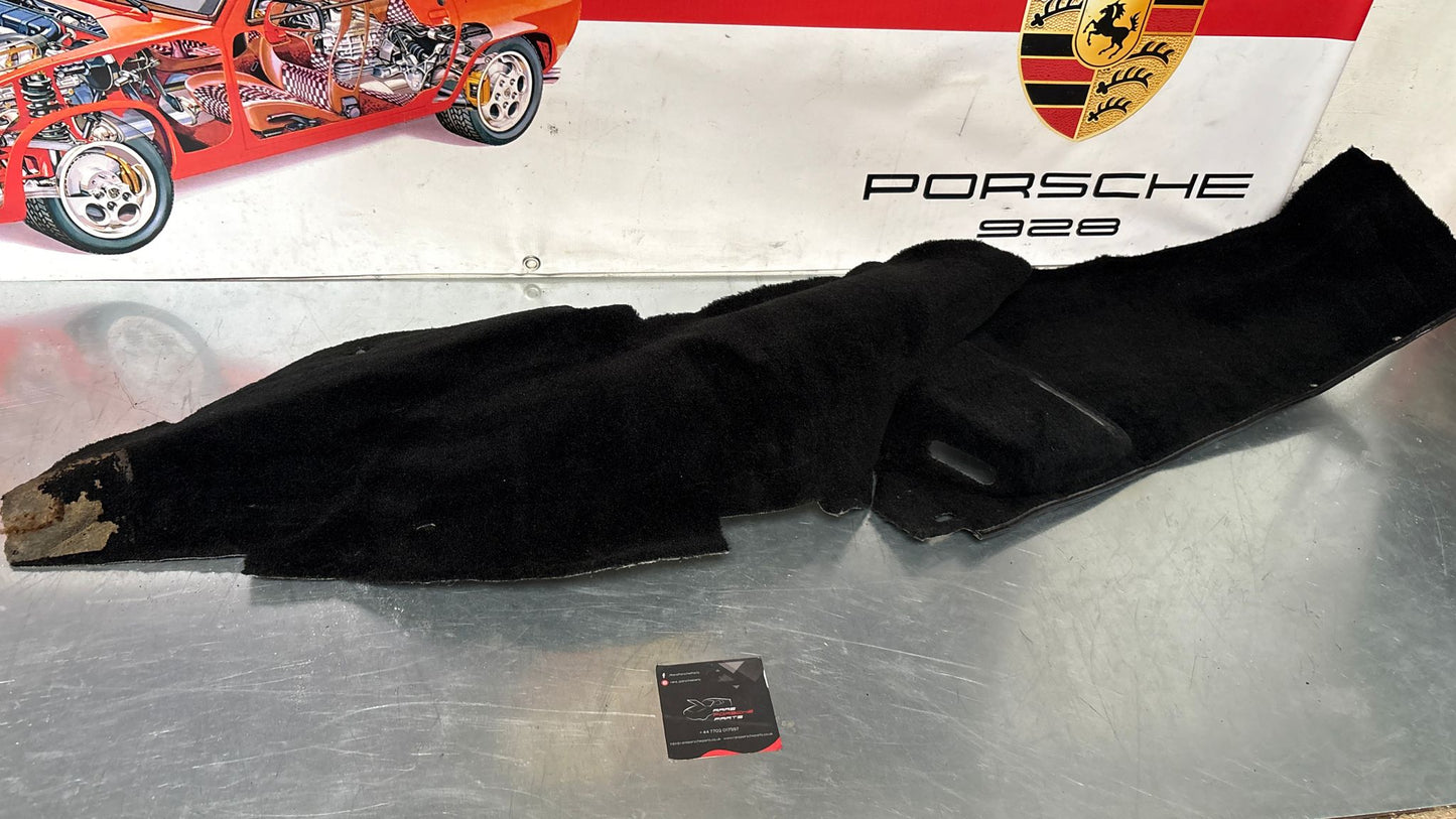 Porsche 924S 944 85.5- side trim panel, left, N/S black 94455508302 used  Built in seat belt type